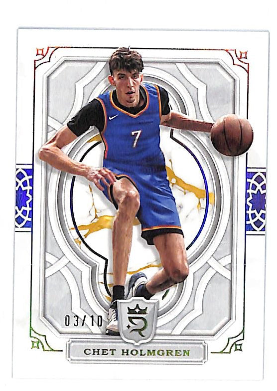 2023-24 Topps Royalty Chet Holmgren Gold /10 Thunder
