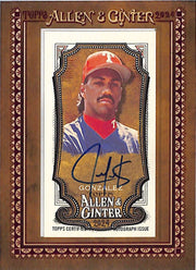 2024 Topps Allen and Ginter Juan Gonzalez Mini Framed Auto Autograph Rangers