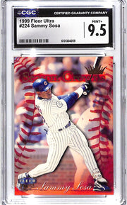1992 Sammy Sosa Fleer Ultra #224 CGC Mint Plus 9.5