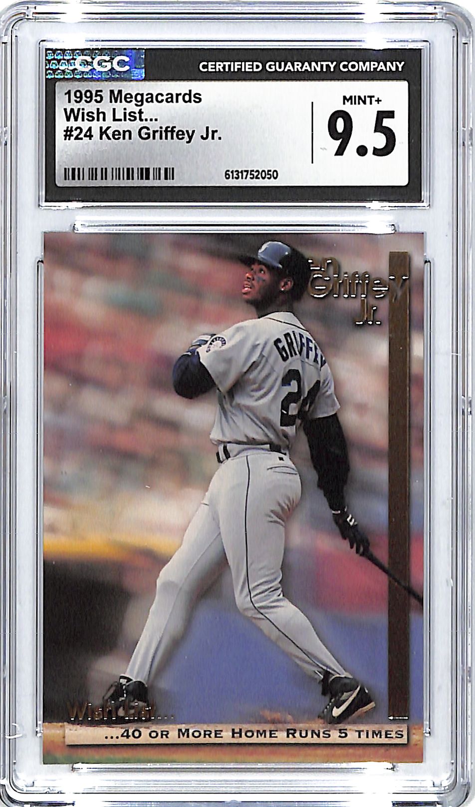 1995 Megacards Ken Griffey Jr Wish List #24 CGC 9.5 Mariners