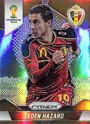 2014 Prizm World Cup Eden Hazard Silver Prizm #21 Belgium
