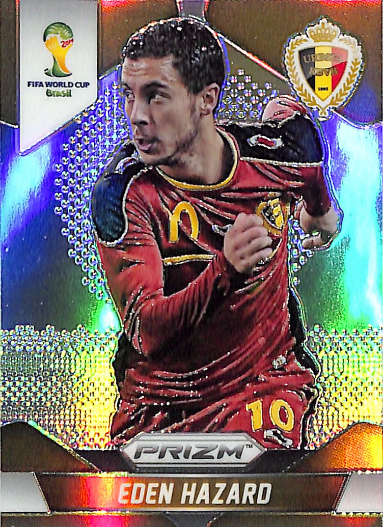 2014 Prizm World Cup Eden Hazard Silver Prizm #21 Belgium