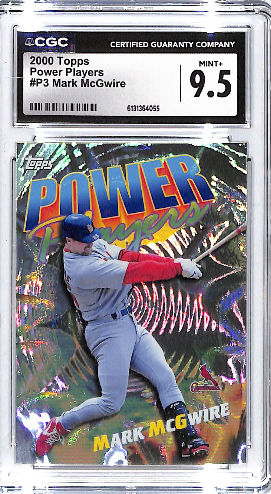 2000 Mark McGwire Topps Power Players #P3 CGC Mint Plus 9.5