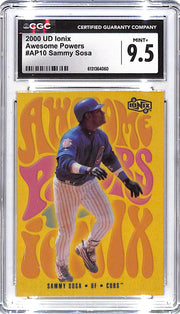 2000 Sammy Sosa UD Ionix Awesome Powers #AP10 CGC Mint Plus 9.5