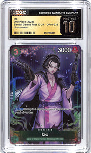 One Piece Bandai Games Fest 23-24 OP01 Izo 033 CGC 10 Pristine