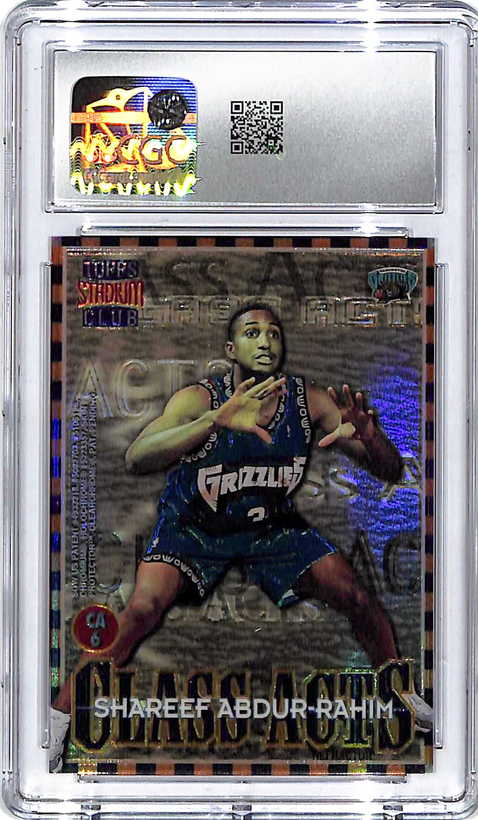 1996-97 Topps Stadium Club Jason Kidd Shareef Abdur-Rahim Class Acts Refractor Rookie CGC 7.5
