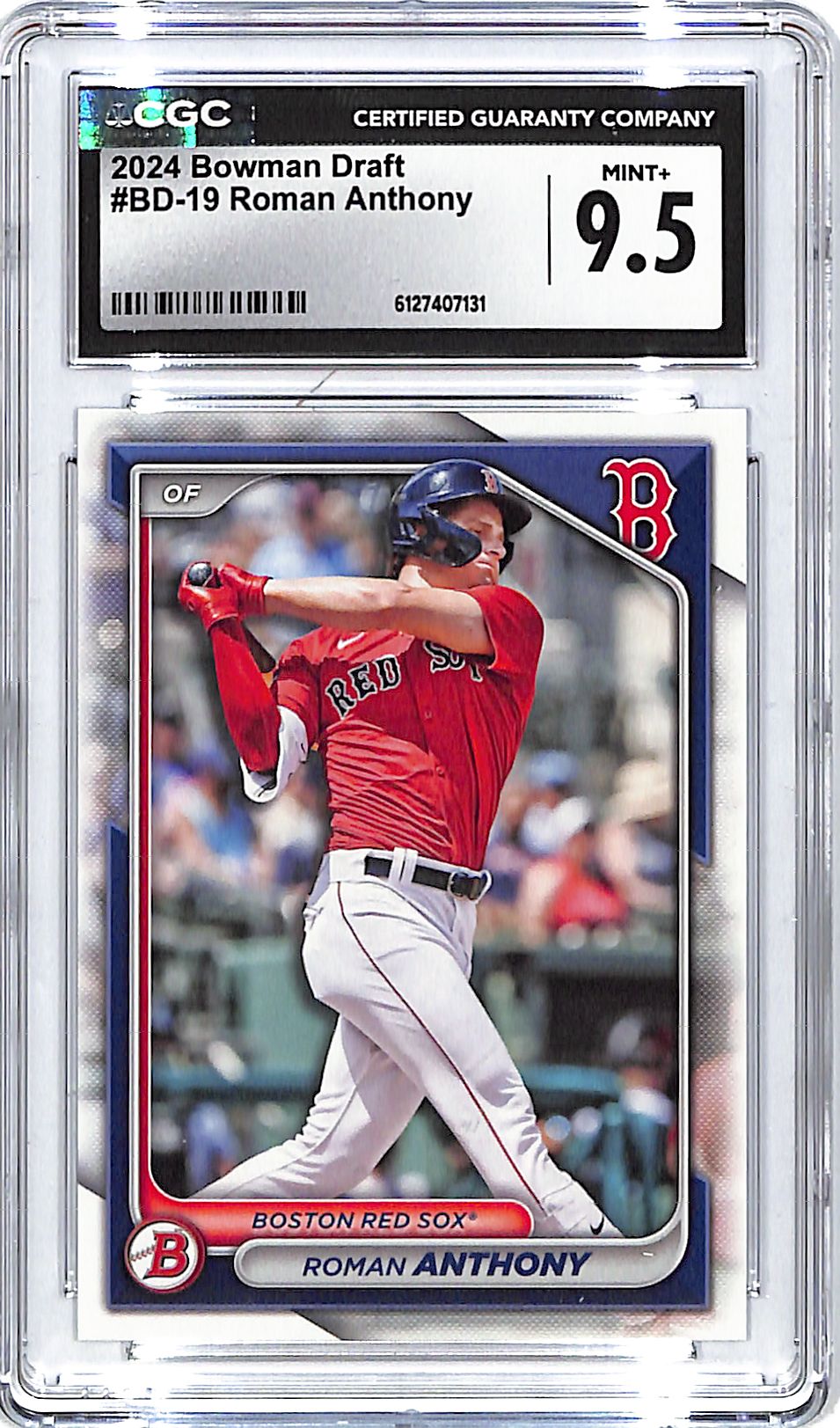 2024 Bowman Draft Roman Anthony Rookie RC BD-19 CGC 9.5 Red Sox
