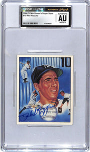 1986 TCMA Simon's Super Stars Phil Rizzuto Auto Autograph CGC Authentic