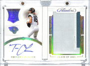 2021 Flawless Trevor Lawrence Auto Autograph Rookie RC Patch Jersey Booklet /10 Jaguars