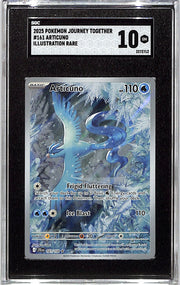 Pokemon Journey Together Articuno Illustration Rare 161 SGC 10