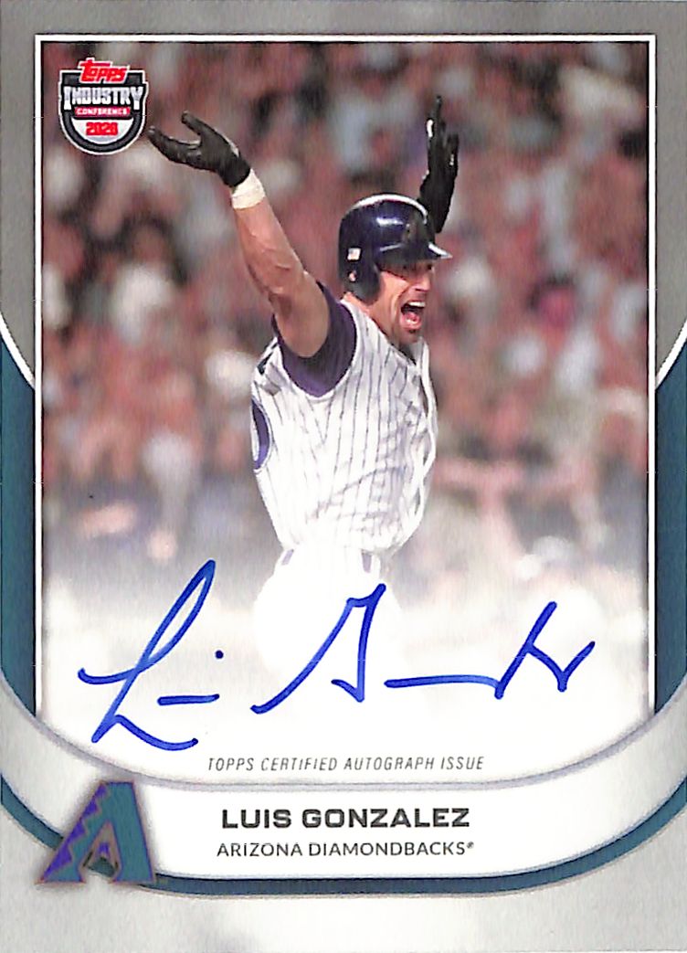 2026 Topps Industry Conference Luis Gonzalez Auto Autograph Diamondbacks