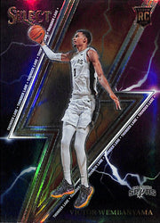 2023-24 Select Victor Wembanyama Rookie RC Thunder Lane Silver Spurs Damage