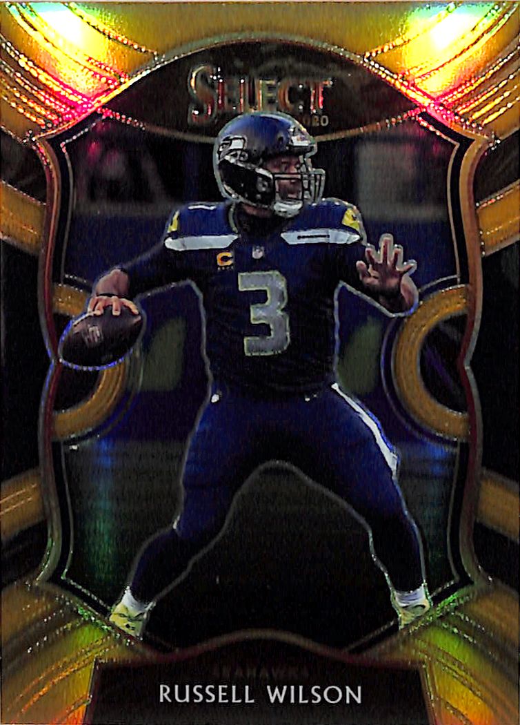 2020 Select Russell Wilson Gold /10 Seahawks