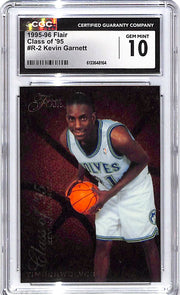 1995-96 Flair Kevin Garnett Class of 95 Rookie RC CGC 10 Timberwolves