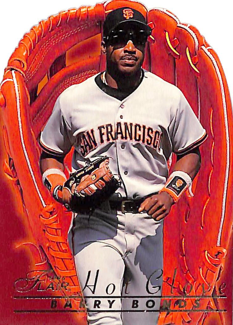 1996 Flair Barry Bonds Hot Gloves #2 Giants