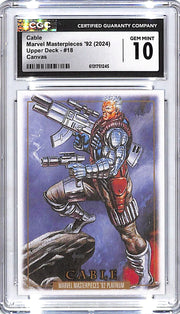 2024 Upper Deck Marvel Masterpieces Cable Canvas #18 CGC 10