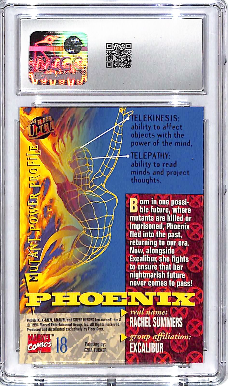 1994 Fleer Ultra X-Men Phoenix #18 CGC 10