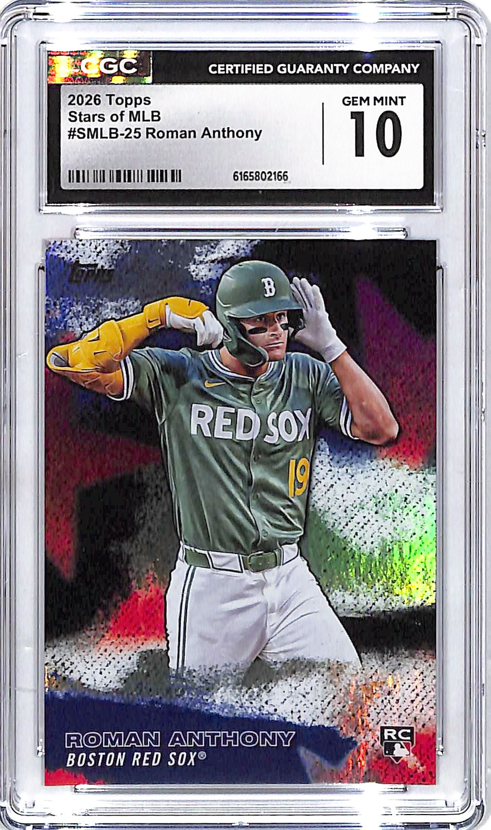 2026 Topps Roman Anthony Stars of the MLB Rookie RC CGC 10 Red Sox