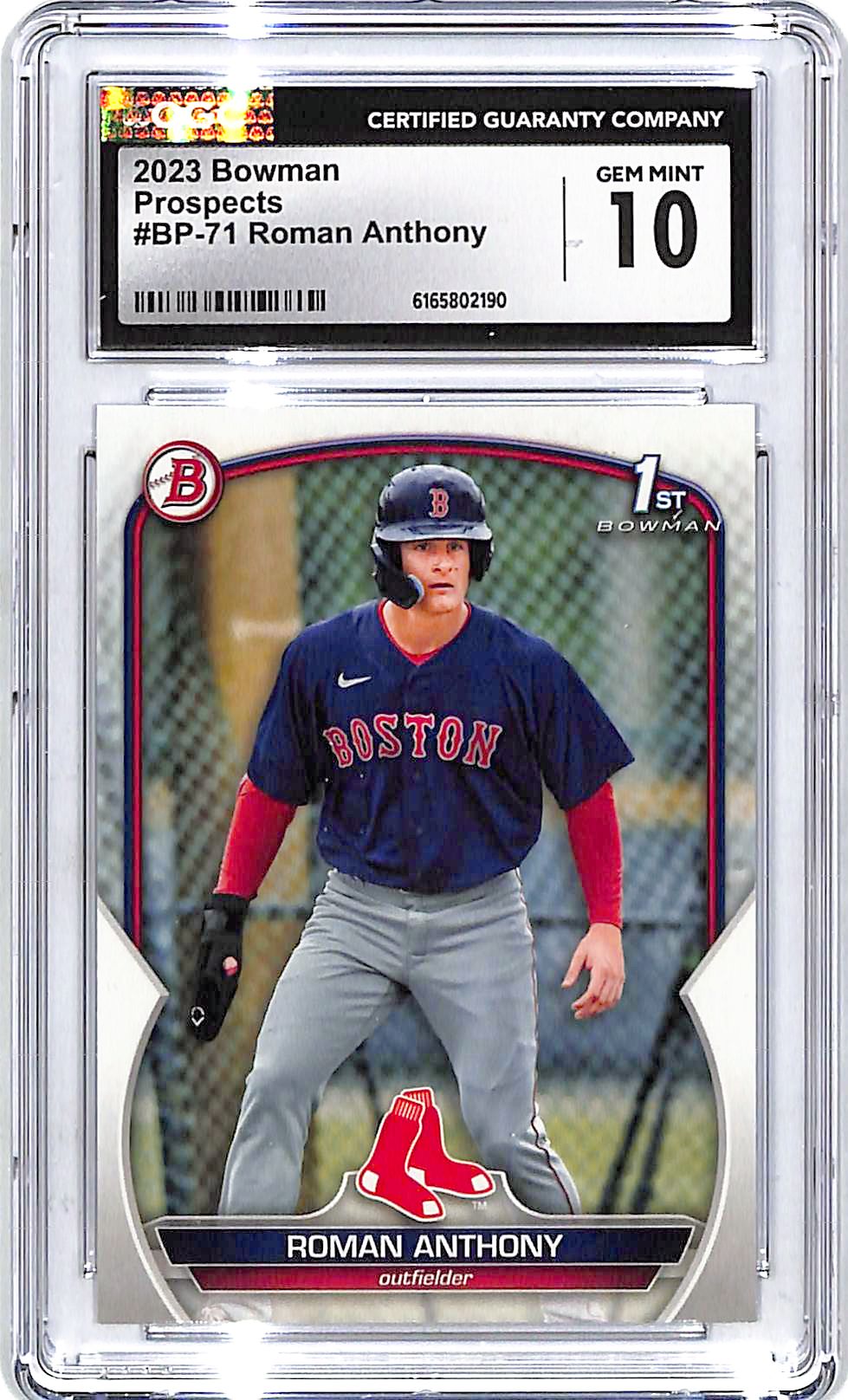 2023 Bowman Roman Anthony Rookie RC Prospect CGC 10 Red Sox