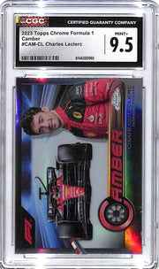 2023 Topps Chrome Formaula 1 F1 Charles Leclerc Camber CGC 9.5 Ferrari