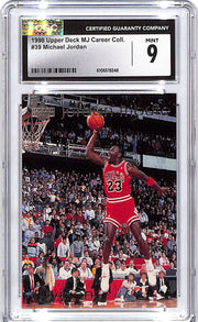 1998 Upper Deck MJ Career Collection Michael Jordan #39 CGC 9 Bulls