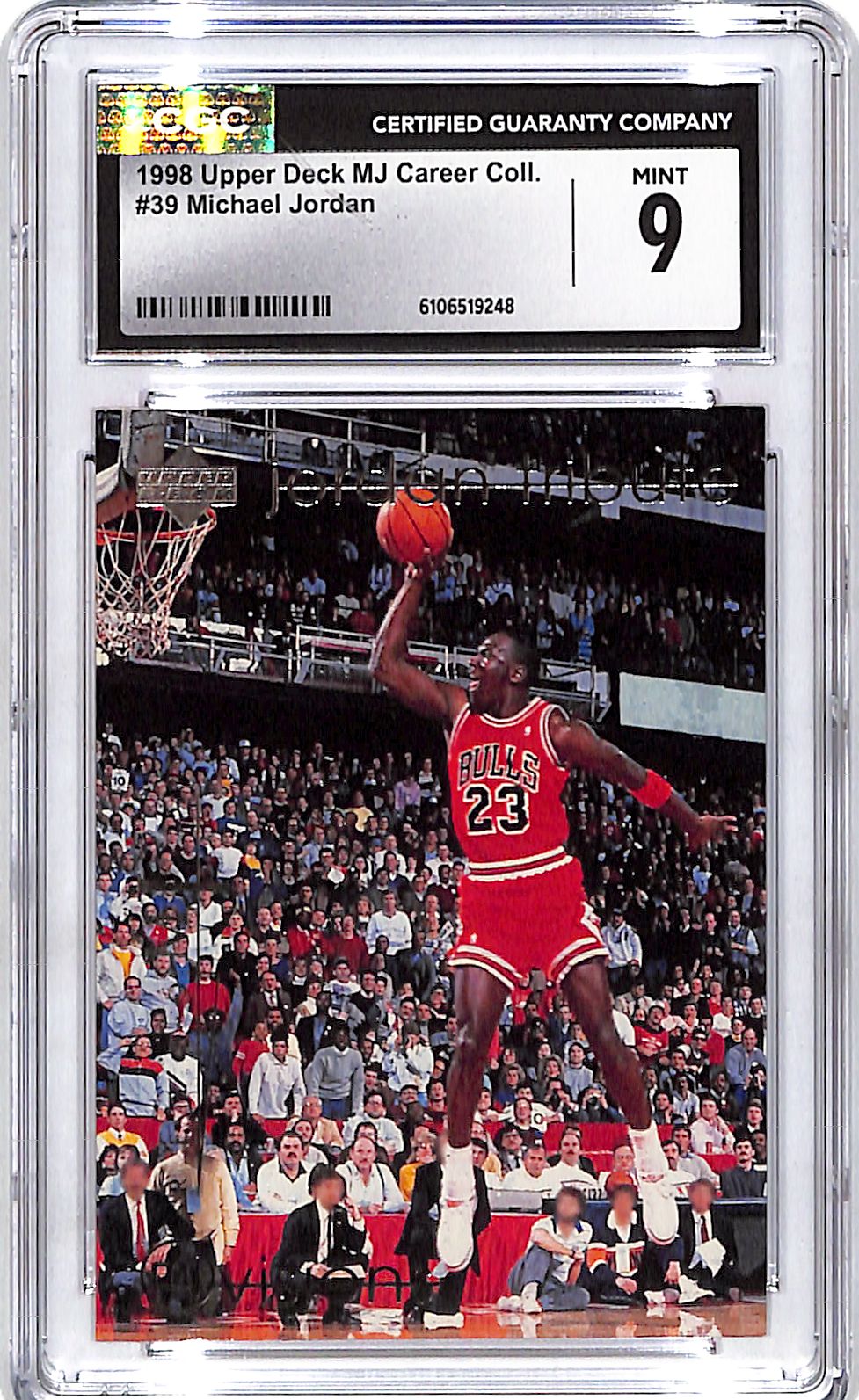 1998 Upper Deck MJ Career Collection Michael Jordan #39 CGC 9 Bulls