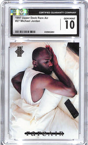 1997 Upper Deck Rare Air Michael Jordan #27 CGC 10 Bulls
