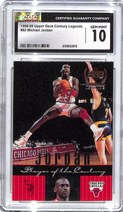1998-99 Upper Deck Century Legends Michael Jordan #82 CGC 10 Bulls