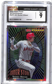 2022 Topps Finest Shohei Ohtani Cornerstones CGC 9 Angels