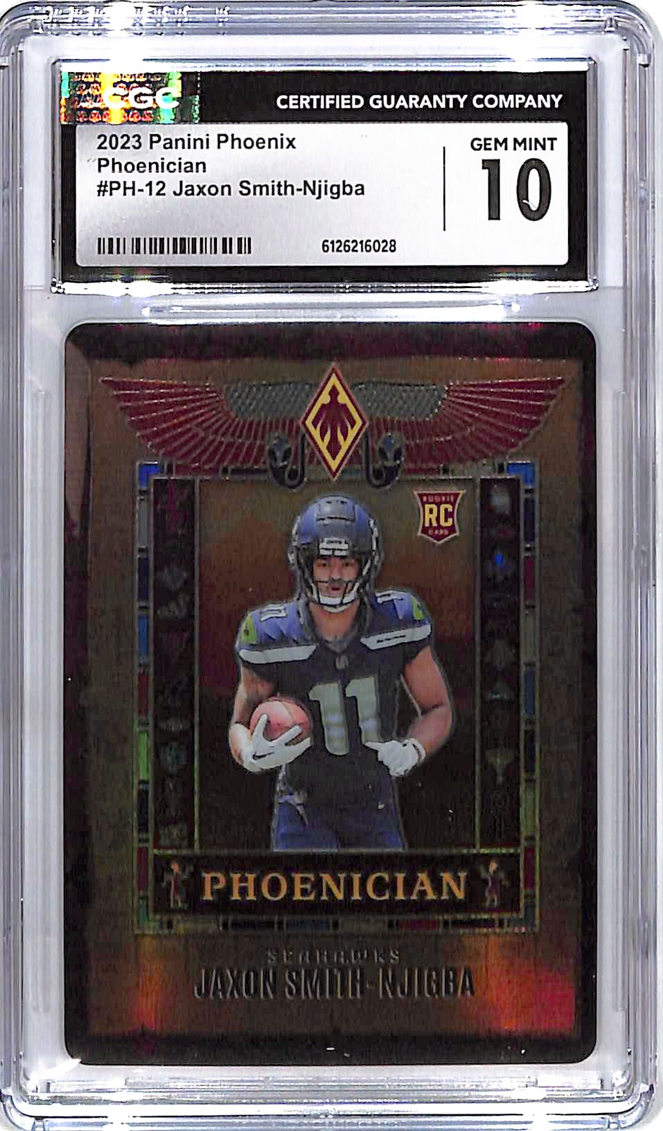 2023 Phoenix Jaxon Smith-Njigba Phoenician Rookie RC CGC 10 Seahawks