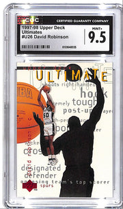 1997-98 Upper Deck David Robinson Ultimates CGC 9.5 Spurs