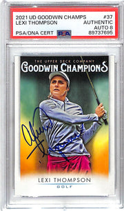 2021 Upper Deck Goodwin Champions Lexi Thompson Auto Autograph PSA DNA Authentic