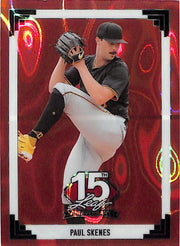 2025 Leaf 15th Anniversary Paul Skenes Orange Lava /4 Pirates