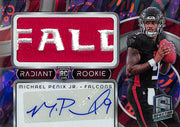 2024 Sepctra Michael Penix Jr Auto AutograpH Rookie RC Patch Jersey Logo /5 Falcons