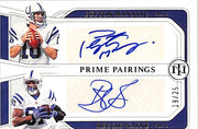 2022 National Treasures Peyton Manning Reggie Wayne Auto Autograph /25 Prime Pairings Colts