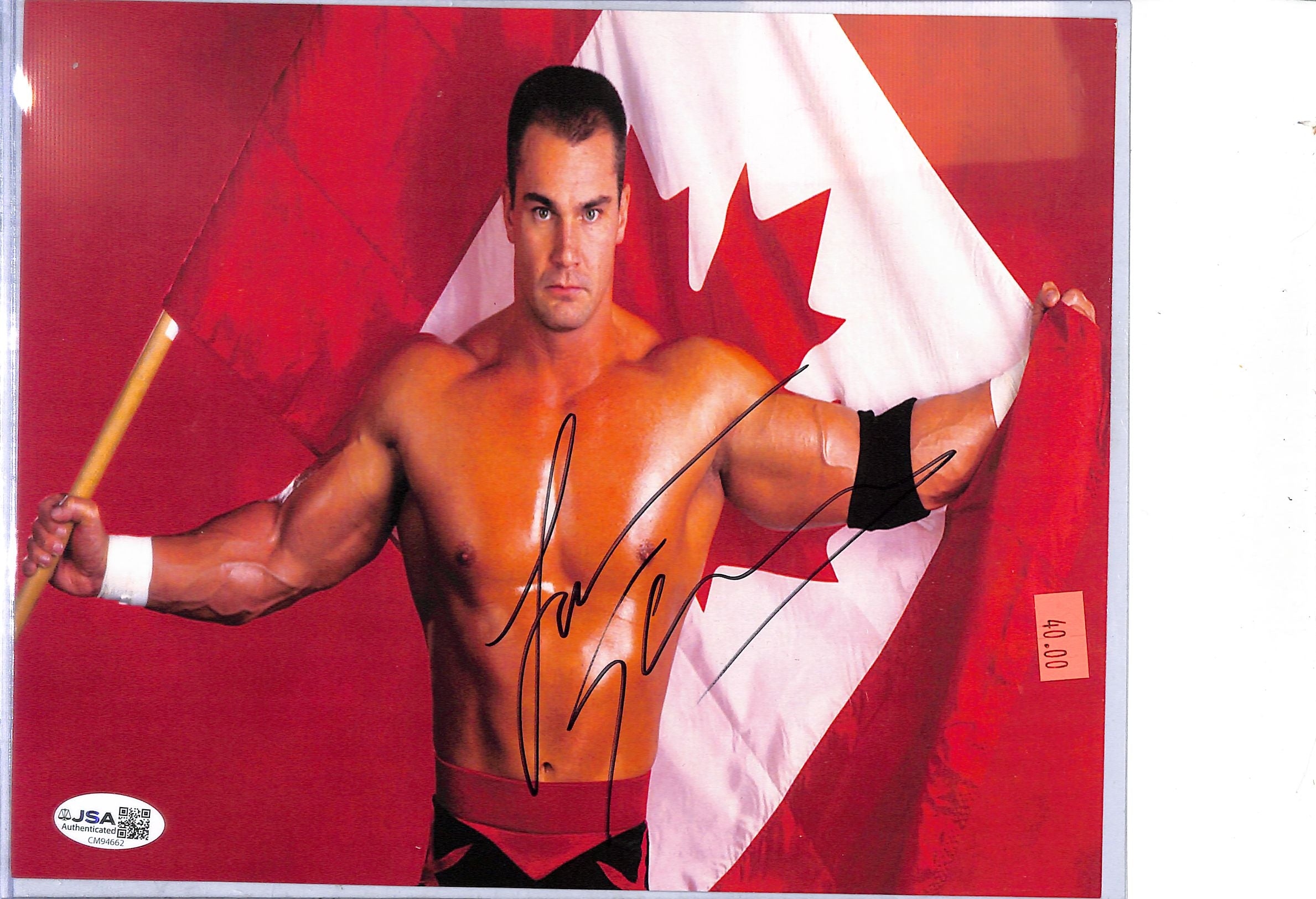 Lance Storm WWE Signed Auto Autograph JSA Authentic 8x10 Photo