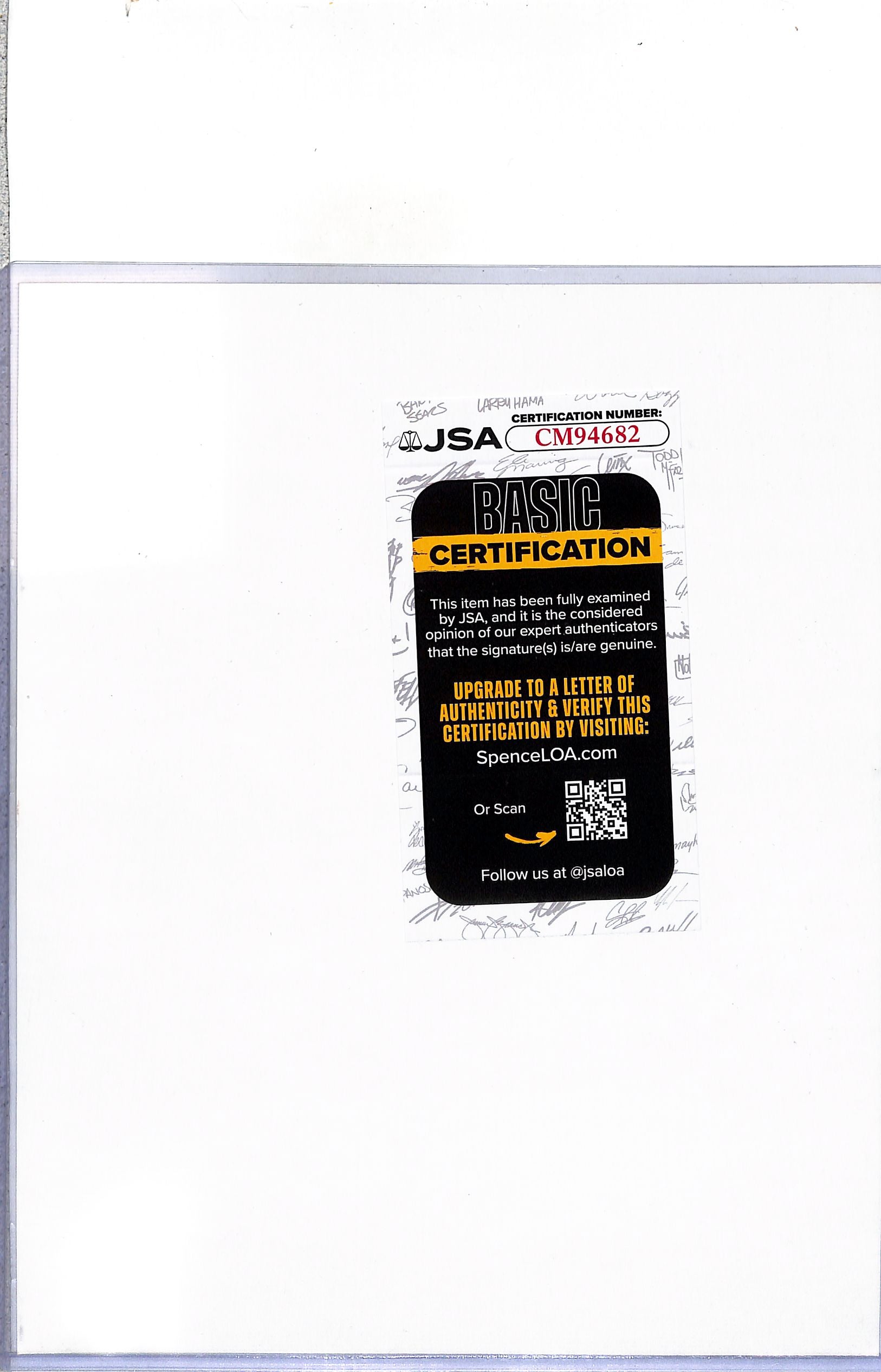 The Barbarian WWE Signed Auto Autograph JSA Authentic 8x10 Photo