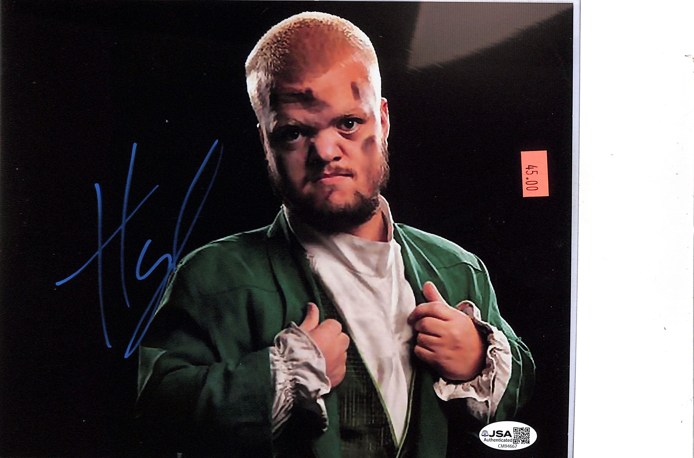 Hornswoggle WWE Signed Auto Autograph JSA Authentic 8x10 Photo