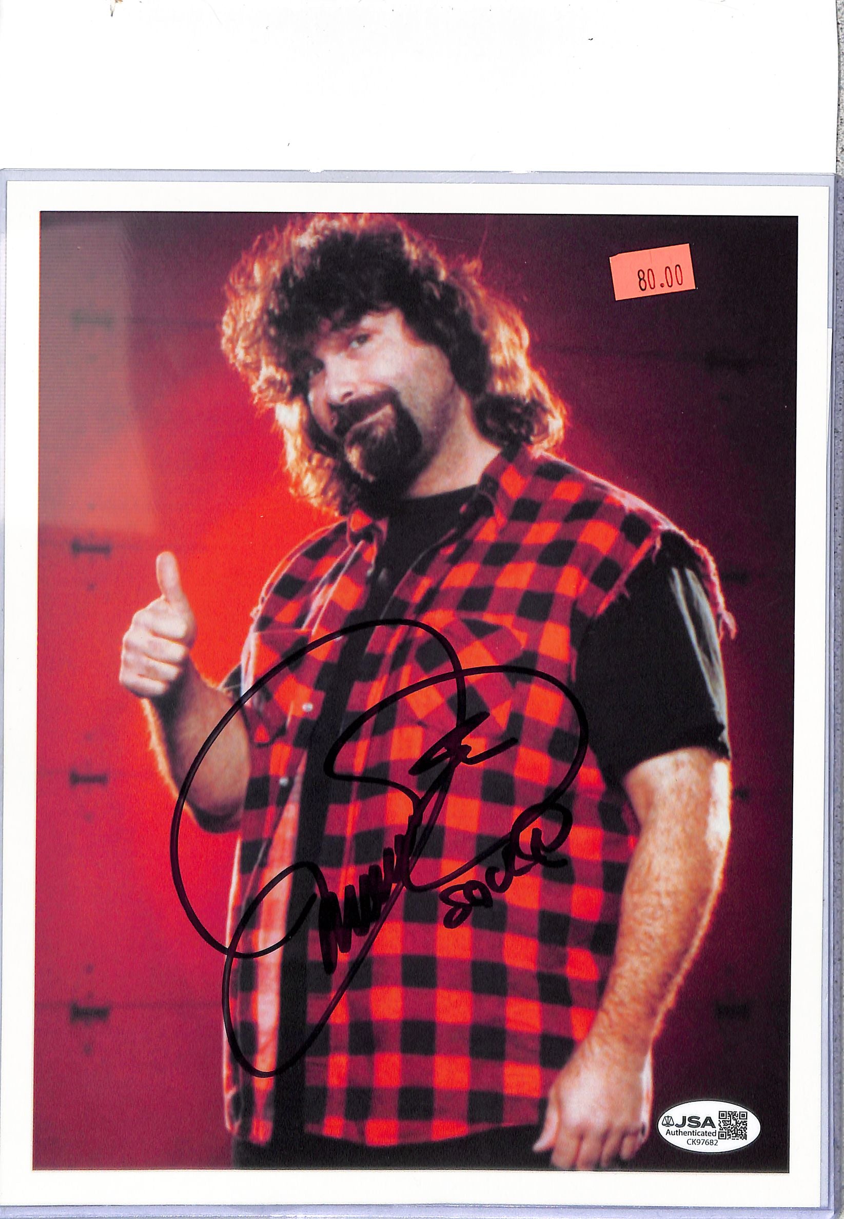 Mick Foley WWE Signed Auto Autograph JSA Authentic 8x10 Photo