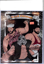 Fred Ottman WWE Signed Auto Autograph JSA Authentic 8x10 Photo