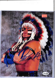 Tatanka WWE Signed Auto Autograph JSA Authentic 8x10 Photo