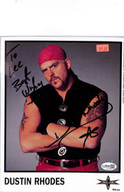 Dustin Rhodes WWE Signed Auto Autograph JSA Authentic 8x10 Photo