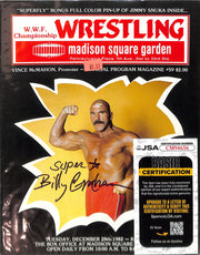 Superstar Billy Graham WWE Signed Auto Autograph JSA Authentic Magazine