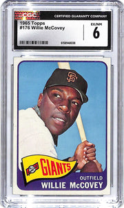 1965 Topps Willie McCovey #176 CGC 6 Giants