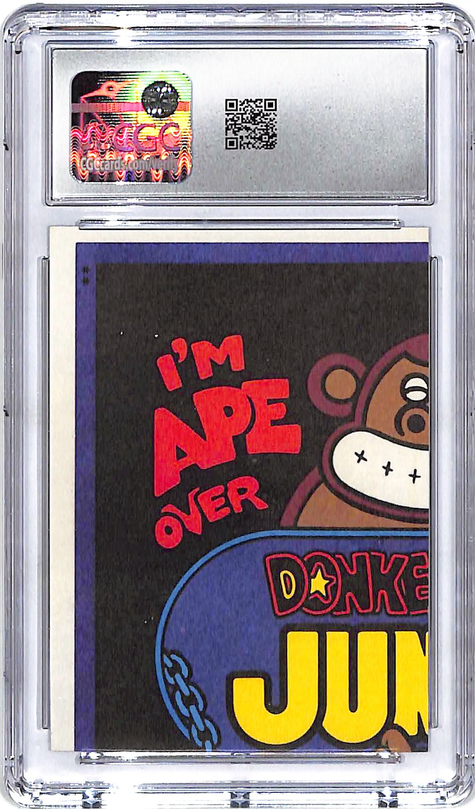 1983 Topps Video City Donkey Kong Junior My High Score CGC 8