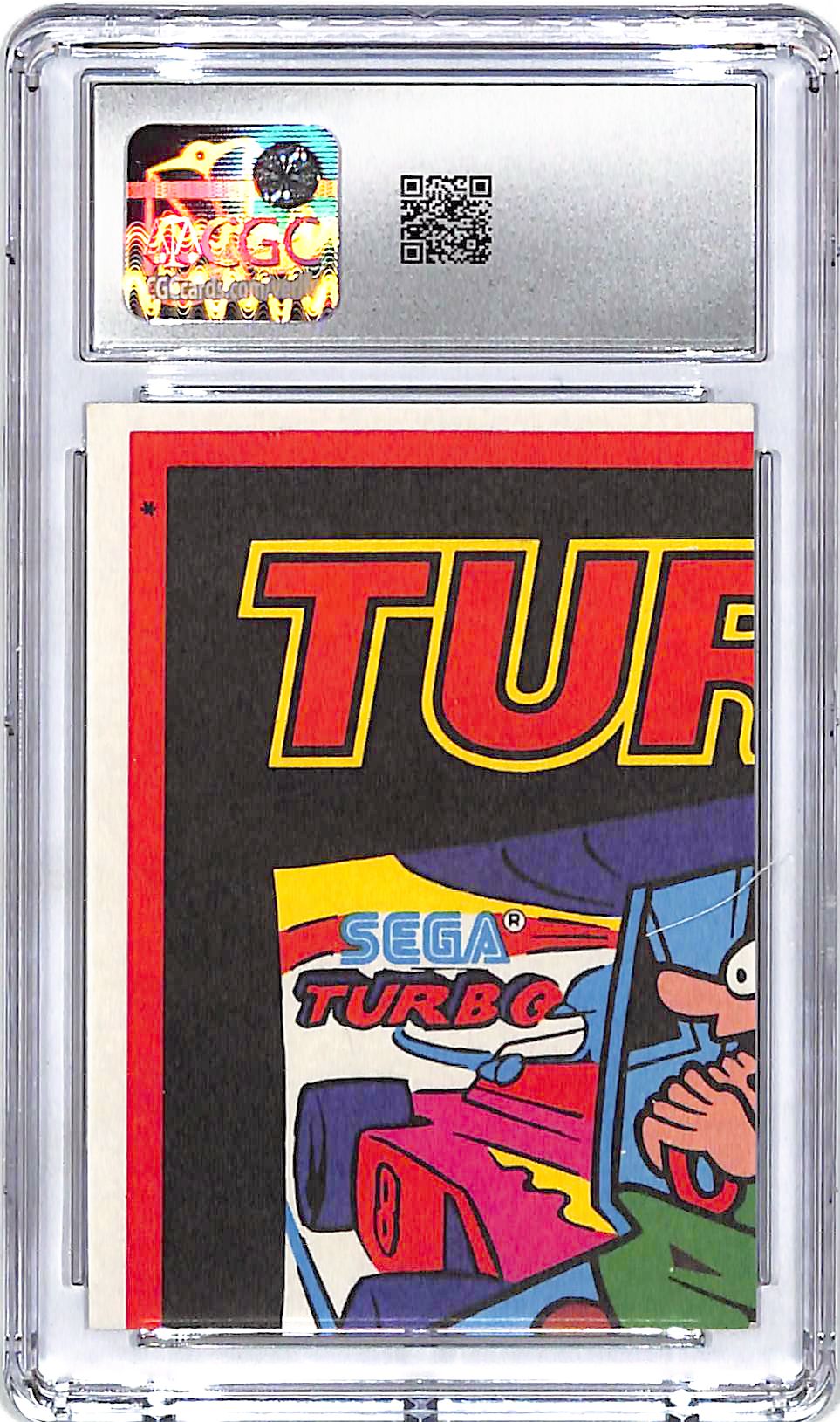 1983 Topps Video City Turbo Tunnelvision CGC 10