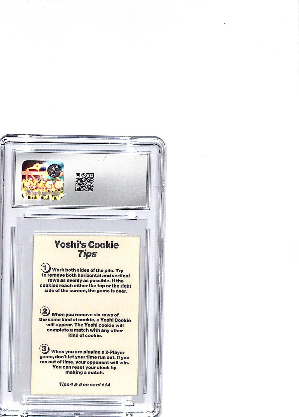 1993 Amurol Game Boy Tips Yoshi's Cookie #13 CGC 7