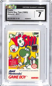 1993 Amurol Game Boy Tips Yoshi #11 CGC 7