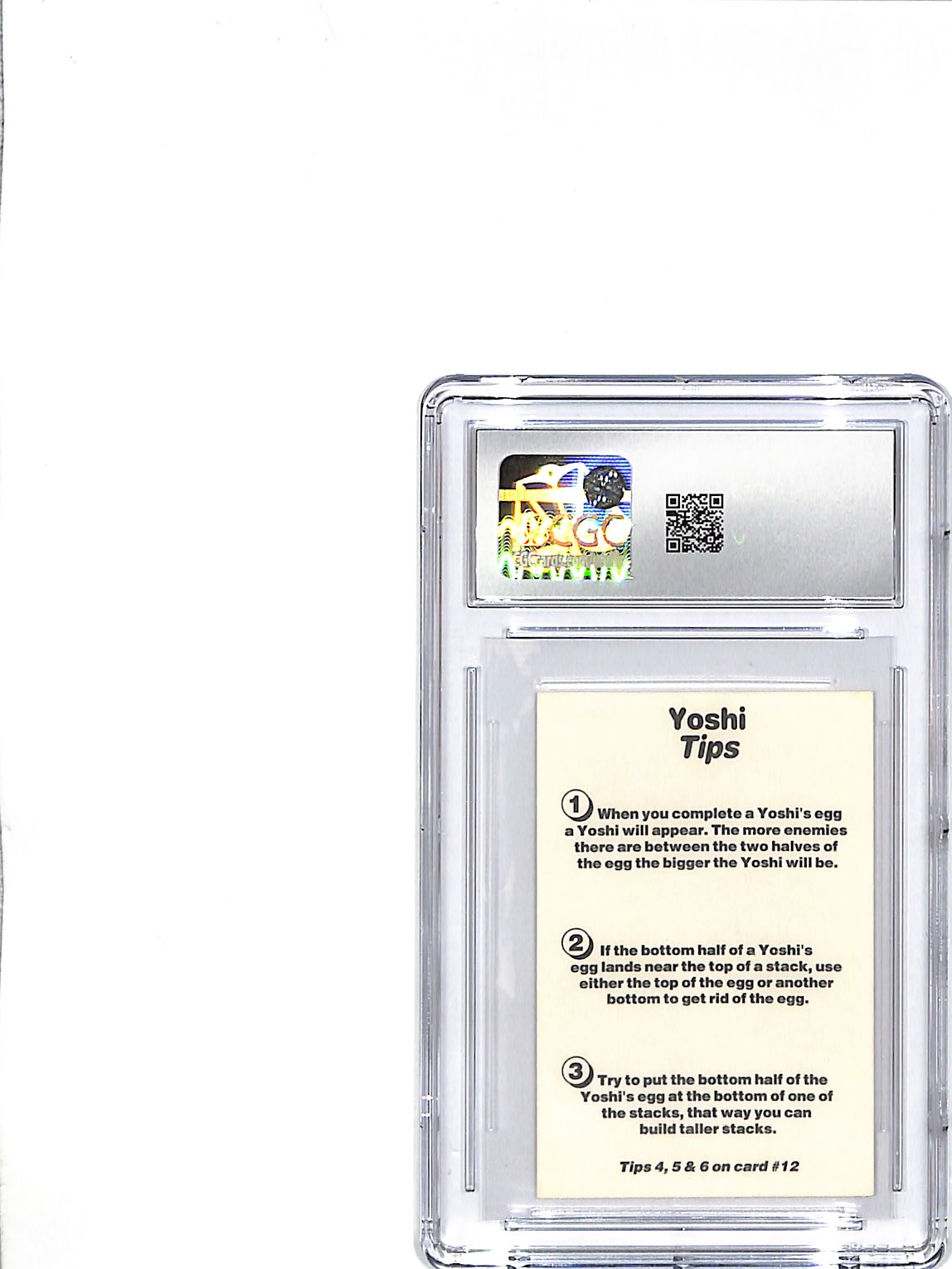 1993 Amurol Game Boy Tips Yoshi #11 CGC 7