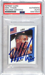 Mike Tyson Signed Auto Autograph Card PSA DNA Authentic